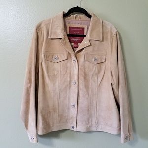 Eddie Bauer Premium Seattle Suede Jacket